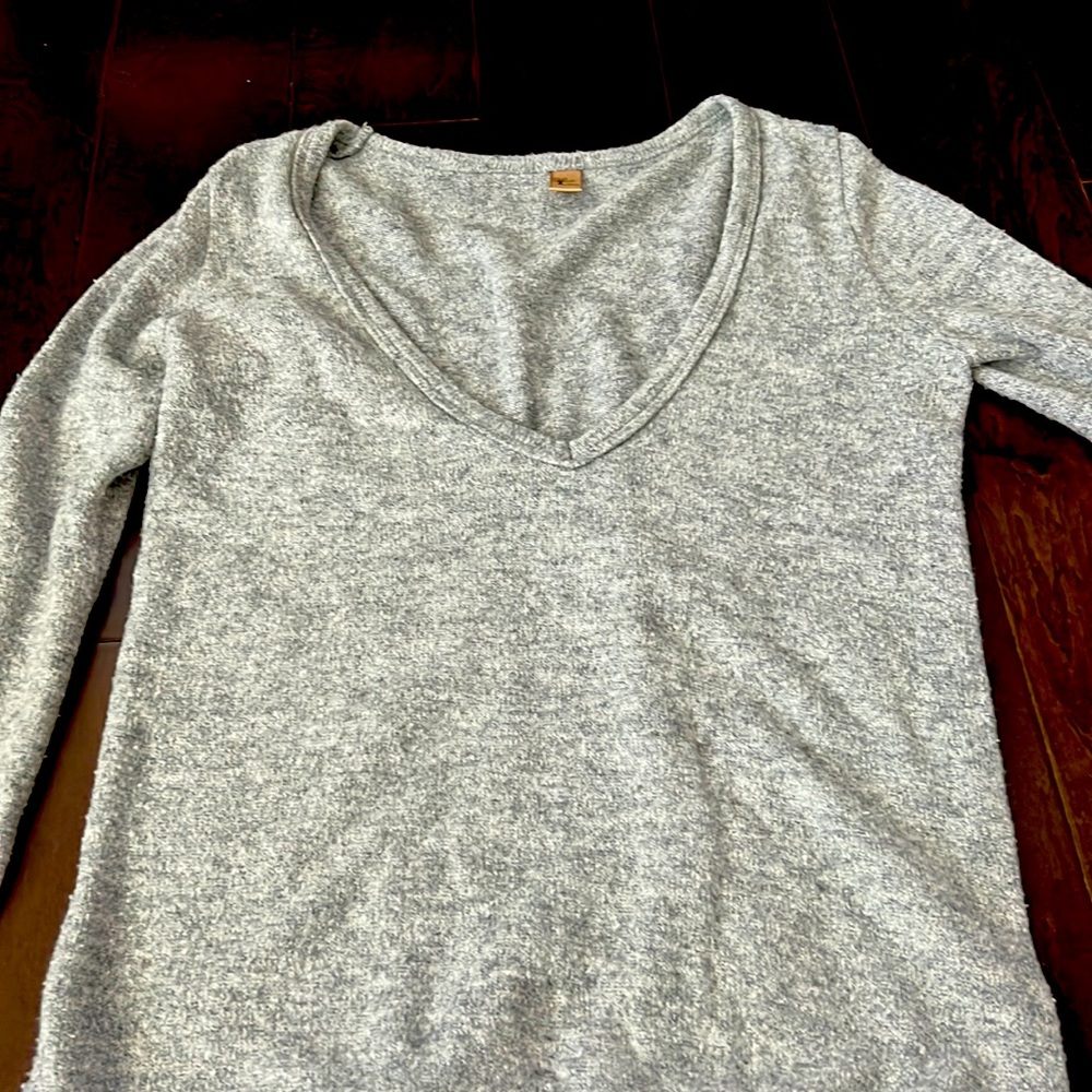 Gray sweater